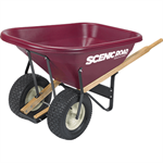 8 CUBIC 800LB Capacity Extra Heavy Duty Wheel Barrow With 2 Turf