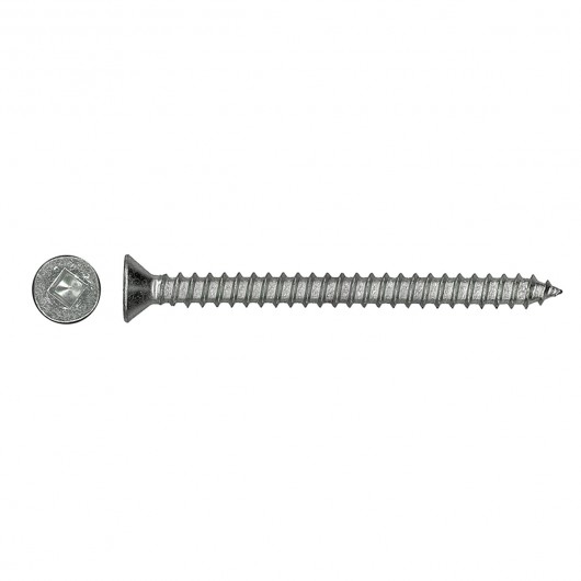 #8 X 1-1/4" Flat Head Stainless Steel Screw 100 / Pack