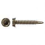 #8 X 1^ Stainless Steel Hex Head Self Drilling Screw  100/ Pack