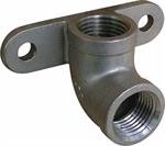 90deg One Piece S.S. Elbow & Plate