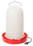 API 3 Gal.Heated Poultry Waterer/w 10' Cord, 100w, 4/case