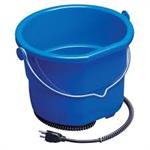 API Heated Flat Back Bucket. 2.5 Gal /10 qt. 75w, 5/case