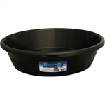 Black 12 Quart Plastic Feed Pan