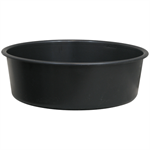 Black 5 Qt Plastic Feed Pan