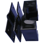 Black Poly Spacer & 2 Back Plates for RSS Bottom Feed Option