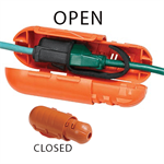 ClickShield extension cord connector - weather proofs cord connections.