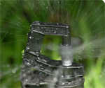 Cooling Sprinkler. Ultra Low Flow. 10 gph. Black nozzle