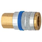 Female Quick Coupler Female Thread Brass & Steel Bar Stock - 1/4^