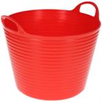 FlexBag flexible bucket  28 liter, Red. 10/case