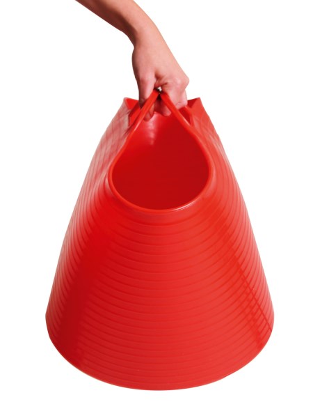 FlexBag flexible bucket  28 litre, Red. 10/case 2