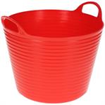 FlexBag flexible bucket  28 litre, Red. 10/case