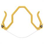 Gambrel Restrainer for Adult Sheep/Goats.  Yellow