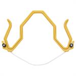 Gambrel Restrainer for Adult Sheep/Goats.  Yellow