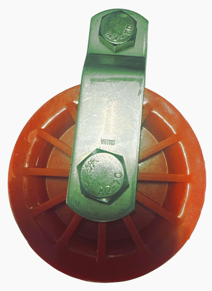 Red Nylon Composite Pulleys – 2" And 2-1/2" Diameter, Unbranded PULNC2.5-2