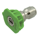 Green High Pressure 25° 4.0 Nozzle for Flushing and Wet Sweeping