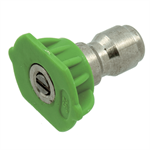 Green High Pressure 25deg 4.0 Nozzle for Flushing and Wet Sweeping