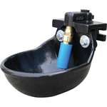 HD Black Cast Iron Bracket/Bowl w/Super Flow valve