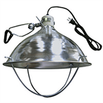 Heat Lamp with light duty aluminum shield. 6' cord. Clamp & guard included.