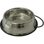 Heated Stainless Steel Pet Waterer 5 Quart   50w