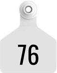 Herdsman Medium Tags. 25/pkg White Numbered 76-100