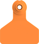 Herdsman Small Animall Blank Tags. 25/pkg Orange