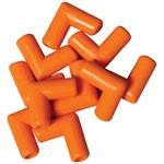 Intake Elbow with Valve for Calf Feeder Nipple - Orange Sold Each