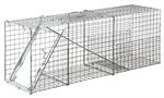 Large Animal Live Trap 32^ x 10^ x 12^. Heavy galvanized wire mesh.