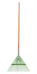 Lawn & Leaf Rake Flex-Steel 24-Tine 24in 54in Wood Handle
