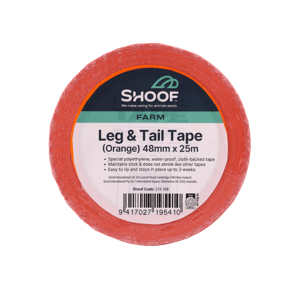Leg & Tail Tape 25m Orange