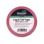 Leg & Tail Tape 25m Red