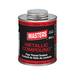MASTERS Metallic Pipe Thread Sealant Brush Top Can 250ml