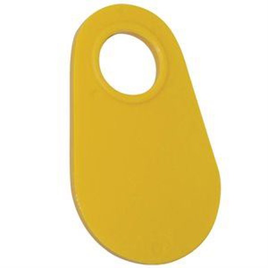 Neck Tag Blank - Yellow