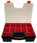 Plastic Contractors Bin / 12 Removable Bins