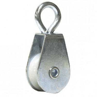 Plastic Pulley Stainless Steel Support 7/8