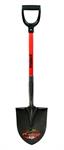 Round Head Shovel 27^ Fiberglass D Handle