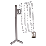 Stainless Steel Hanging Pipe Less Clip & Chain
