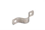 Stainless Steel Pipe Clamp. Fits 1/2^ pipe. 2 holes.