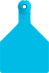 Stockman Large Blank Tags. 25/pkg Blue
