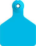 Stockman Medium Blank Tags. 25/pkg Blue