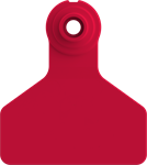 Stockman Small Blank Tags. 25/pkg Red