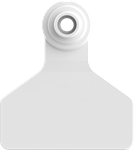 Stockman Small Blank Tags. 25/pkg White