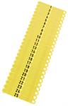 Twintag 001-050, Yellow 50 per Pack