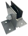 Vertical SS Bracket w/Cast Iron 3-1/2^ Pulley w/Greaseable Bearing