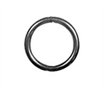 Welded Steel Ring 1/4^ x  1-1/2^ ID, Zinc Plated