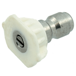 White High Pressure 40deg 4.0 Nozzle for Washing Soft Surfaces