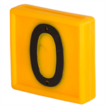 Yellow Neck Strap Number Block #0