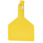 Z1 No-Snag Cow Tag, Yellow, Blank, 25/pk