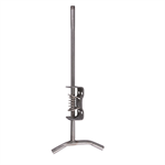 18^ Double Outlet 304SS Pipe & Adj Bracket, 1 nipple/2 pens