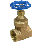 1-1/4^ Brass Gate Valve (Not for potable water)