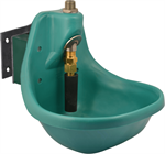 Green Poly Bowl w/Regular Flow valve